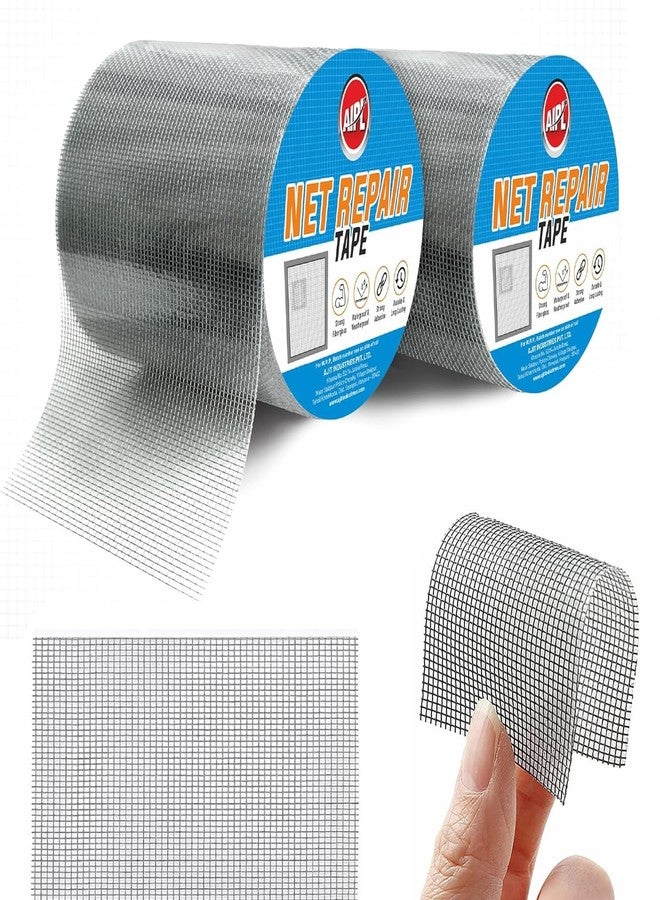 AIPL Mosquito Net Repair Tape | Strong Adhesive & Waterproof Screen Repair Kit | Window & Door Mesh Patch for Tears & Holes | 200cm x 5cm Roll (Pack of 2) - Image 1